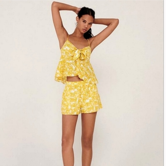 Brand New Zara Floral Cropped Tank Top - Picture 11 of 12